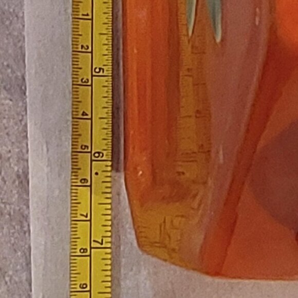 Coors Pottery Rosebud Orange Water Server - Picture 9 of 9